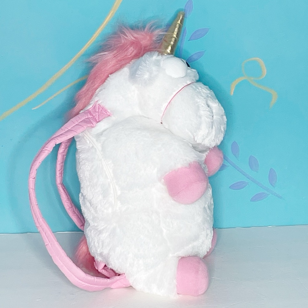 OFFICIAL Universal Studios Despicable Me “Minion Mayhem” Unicorn Plush Backpack - Picture 3 of 10